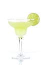 Classic margarita cocktail