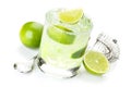 Classic margarita cocktail with salty rim Royalty Free Stock Photo