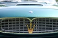 Classic Maserati sports cars grille detail Royalty Free Stock Photo