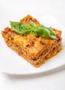Classic Meat & Cheese Lasagna Royalty Free Stock Photo