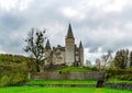 Classic medieval Castle of Veves in Belgium Royalty Free Stock Photo