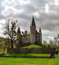 Classic medieval Castle of Veves in Belgium Royalty Free Stock Photo