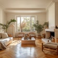 Classic meets Modern: Renovated Apartment in Athens, Greece Royalty Free Stock Photo