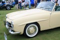 Classic merc convertible sports car Royalty Free Stock Photo