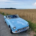 Classic 1972 MGB British Sports Car. Royalty Free Stock Photo