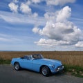 Classic 1972 MGB British Sports Car. Royalty Free Stock Photo