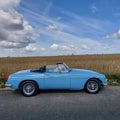 Classic 1972 MGB British Sports Car. Royalty Free Stock Photo