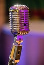 Classic microphone Royalty Free Stock Photo