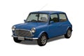 classic mini car Royalty Free Stock Photo