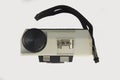 Classic 35mm camera top view Royalty Free Stock Photo
