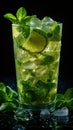 Classic Mojito Cocktail with a Twist of Lime
