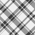 Classic, monochrome plaid pattern. A timeless, versatile design perfect for backgrounds, textiles, and digital applications. Royalty Free Stock Photo