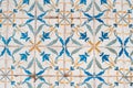 classic mosaic ceramic tile pattern vintage tiles background