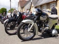 Classic motorbikes on show