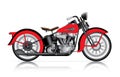 Classic motorcycle Royalty Free Stock Photo