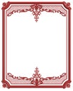 Classic moulding white frame with ornament decor for classic int