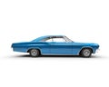Classic Muscle Car - Metallic Blue