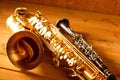 Classic music Sax tenor saxophone and clarinet vintage Royalty Free Stock Photo