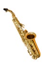 Classic musical instrument saxophone