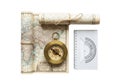 Classic navigation tools Royalty Free Stock Photo
