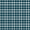 Classic Navy Blue and White Plaid Seamless Pattern Royalty Free Stock Photo