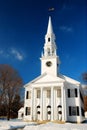 Country Church in Winter Royalty Free Stock Photo