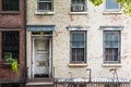 Classic New York apartment buildings in Greenwich Village Royalty Free Stock Photo