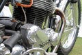 Classic Norton commando motorcycle engine