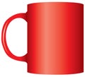 Classic office red mug