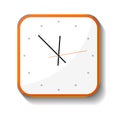 Classic office wall clock icon