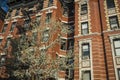 Classic old apartment building, New York City