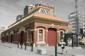 Classic old building located at Customhouse Quay in Wellington CBD Royalty Free Stock Photo