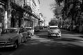 Classic old car on streets of Havana, Cuba Royalty Free Stock Photo