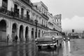 Classic old car on streets of Havana, Cuba Royalty Free Stock Photo