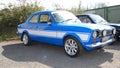 Classic old ford escort cars Royalty Free Stock Photo