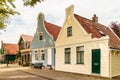 Classic old wooden Dutch houses in North Amsterdam