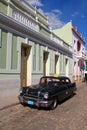 Classic oldtimer car in Trinidad, Cuba Royalty Free Stock Photo