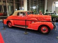 Classic Orange LaSalle Series 50 Convertible Coupe Royalty Free Stock Photo