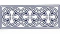 Intricate Celtic Cross Knot Pattern, Traditional Religious Art, vector design Generative AI Royalty Free Stock Photo