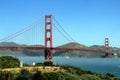 Classic panoramic view of famous Golden Gate Bridge in summer, San Francisco, California, USA Royalty Free Stock Photo