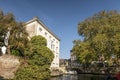 Classic panoramic view of the historic city center of Brugge