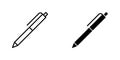Classic pen icon. Pen vector illustration Royalty Free Stock Photo
