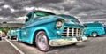 Classic 1950s Pepsi Cola Chevy pickup truck