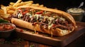 Classic Philly Cheesesteak, A Delectable Sandwich Delight