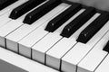 Classic piano keys Royalty Free Stock Photo