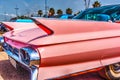 Classic pink Cadillac at American Motor Festival 2018