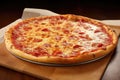 classic pizza crust, topped with flavorful tomato sauce and mozzarella cheese