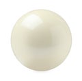 Classic plain billiard ball isolated on white