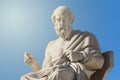 Classic statue of philosopher Plato Royalty Free Stock Photo