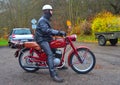Classic Polish motorcycle WFM Royalty Free Stock Photo